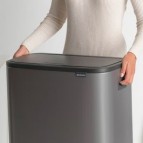Brabantia Bo Touch atkritumu tvertne 60 l, Platinum 7