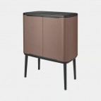 Brabantia BO TOUCH atkritumu tvertne , 11 + 23 L, Satin Taupe 7
