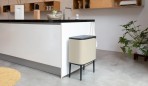 Brabantia BO TOUCH atkritumu tvertne , 11 + 23 L, Soft Beige 5