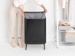 Brabantia Bo veļas grozs 2x45 l, Matt Black 6