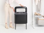 Brabantia Bo veļas grozs 60 l, Matt Black 6