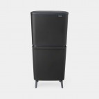 Brabantia Hi SortUp atkritumu tvertne 10+10+25 l, Dark Grey