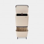 Brabantia Hi SortUp atkritumu tvertne 20+25 l, Soft Beige 9