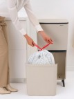 Brabantia Hi SortUp atkritumu tvertne 20+25 l, Soft Beige 3