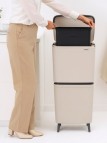 Brabantia Hi SortUp atkritumu tvertne 20+25 l, Soft Beige 2