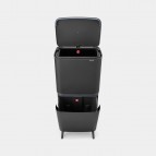 Brabantia Hi SortUp atkritumu tvertne 10+10+25 l, Dark Grey 9
