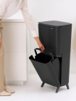 Brabantia Hi SortUp atkritumu tvertne 10+10+25 l, Dark Grey 5