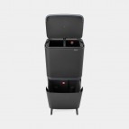 Brabantia Hi SortUp atkritumu tvertne 20+25 l, Dark Grey 9