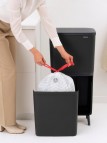 Brabantia Hi SortUp atkritumu tvertne 20+25 l, Dark Grey 3