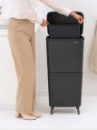 Brabantia Hi SortUp atkritumu tvertne 20+25 l, Dark Grey 2