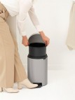 Brabantia NewIcon atkritumu tvertne 12 l, Soft Grey 7