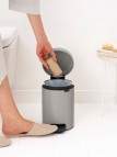 Brabantia NewIcon atkritumu tvertne 3 l, Soft Grey 7