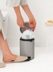 Brabantia NewIcon atkritumu tvertne 3 l, Soft Grey 6