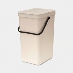 Brabantia Sort&Go atkritumu tvertne 16 l, Soft Beige