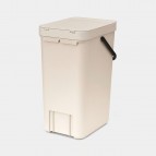 Brabantia Sort&Go atkritumu tvertne 16 l, Soft Beige 3