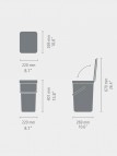 Brabantia Sort&Go atkritumu tvertne 16 l, Lilac Pink 5
