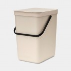 Brabantia Sort&Go atkritumu tvertne 25 l, Soft Beige