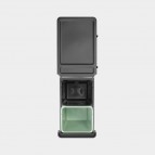 Brabantia Sort&Go Built-in atkritumu tvertne 2x15 l, Dark Grey 6