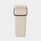 Brabantia Sort&Go atkritumu tvertne 40 l, Soft Beige 3