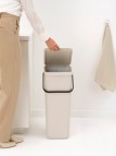 Brabantia Sort&Go atkritumu tvertne 40 l, Soft Beige 7