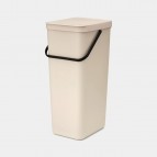 Brabantia Sort&Go atkritumu tvertne 40 l, Soft Beige