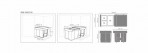 Brabantia Sort&Go Built-in atkritumu tvertne  10+10+20 l, Dark Grey 7