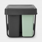 Brabantia Sort&Go Built-in atkritumu tvertne  10+10+20 l, Dark Grey 3
