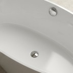 Beira 3 Brīvi stāvoša vanna 177.5x75.7x58.5 cm, Balta 4