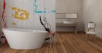 Brīvi stāvoša vanna Carmenta 184x76x73 cm  5