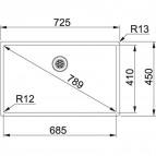 BXX 210/110-68 кухонная мойка pop-up 4