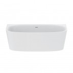 Dea brīvi stāvoša vanna pret sienu 180x80 cm, Balta 2