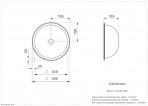 Caribbean OSP (R) INSET vannasistabas izlietne 3