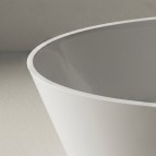 Carmenta brīvi stāvoša vanna 184x76x73 cm, Balta 4