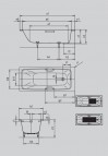 Cayono vanna 1800x800 mm, Balta 4