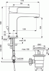 Смеситель Ideal Standard Cerafine D BC491AA Для раковины Хром с PopUp 3