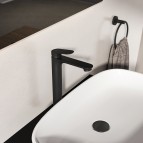 Ceralife O BlueStart® izlietnes maisītājs H240 bez pop-up,Melns matēts 5