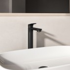 Ceralife O BlueStart® izlietnes maisītājs H240 bez pop-up,Melns matēts 7