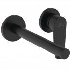 Ceralife O izlietnes maisītājs no sienas 180 mm, Melns matēts