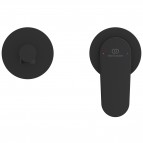 Ceralife O izlietnes maisītājs no sienas 180 mm, Melns matēts 3