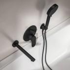 Ceralife O vannas snīpis no sienas 210 mm, Melns matēts 6