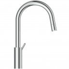 Ceralife virtuves maisītājs ar izvelkamu snīpi 207 mm, Hroms 4