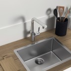 Ceralife virtuves maisītājs ar izvelkamu snīpi 216 mm, Hroms 7