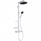 Ceratherm ALU+ dušas sistēma Ø260 mm galva 2jet, Silver