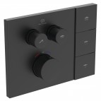 Ceratherm Navigo Solos iebūvējamā dušas sistēma, Matt Black 7