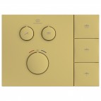 Ceratherm Navigo Solos iebūvējamā dušas sistēma, Brushed Gold 6