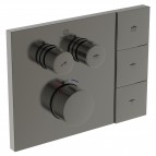 Ceratherm Navigo Solos LED dušas sistēma ar termostatu, Magnetic Grey 7