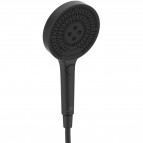 Ceratherm Navigo Solos LED dušas sistēma ar termostatu, Matt Black  3