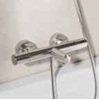 Ceratherm T25N vannas un dušas termostata maisītājs 163 mm, Hroms 6