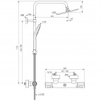 CERATHERM T100 душевая система 7