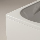 Classica 170 akmens masas vanna 170x75x61 cm, Balta 5